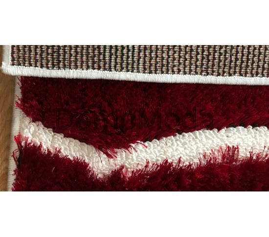 Високоворсний килим Loop Shaggy 8639A RED - Висока якість за найкращою ціною в Україні зображення 2.